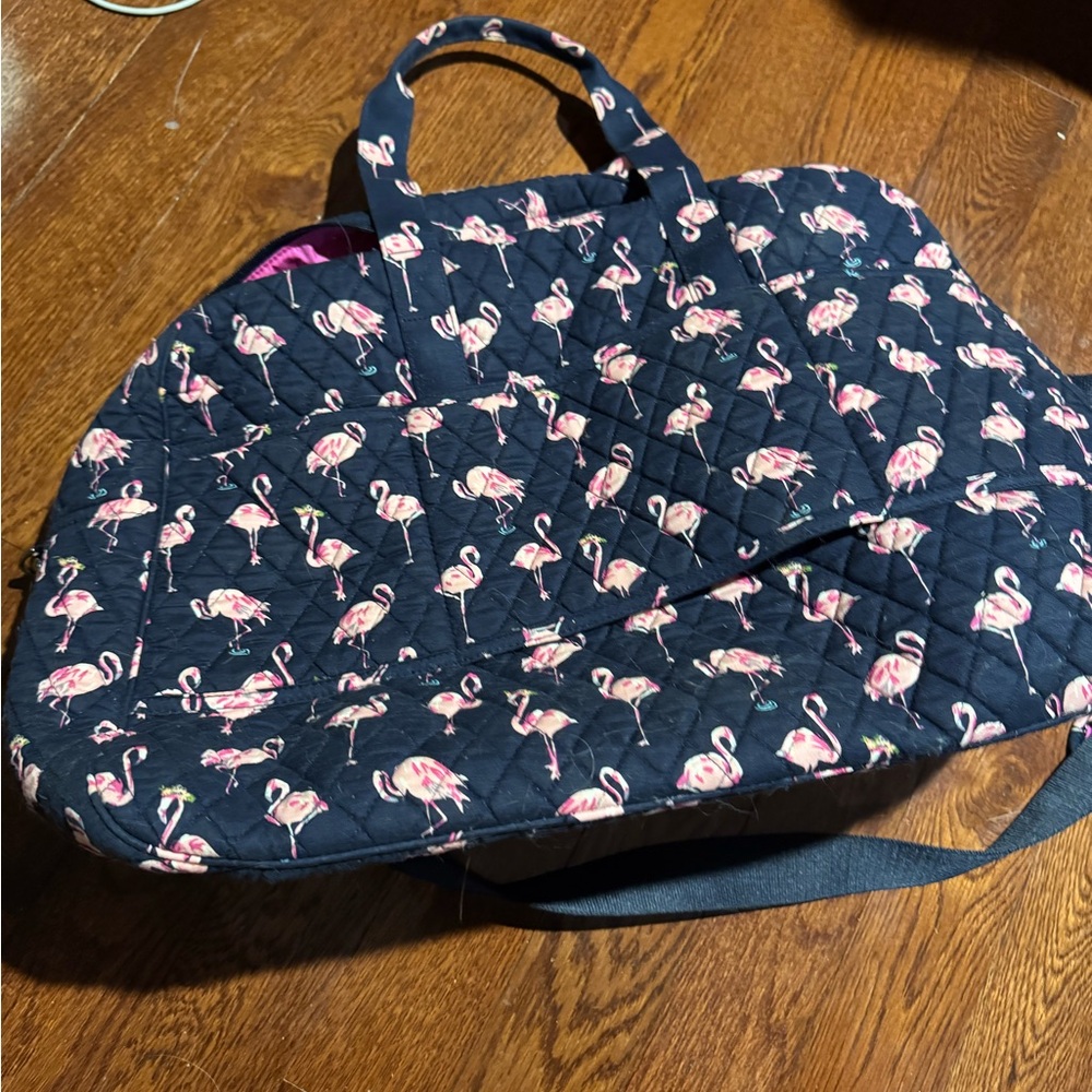Vera Bradley  Flamingo Print Quilted Women's Bag